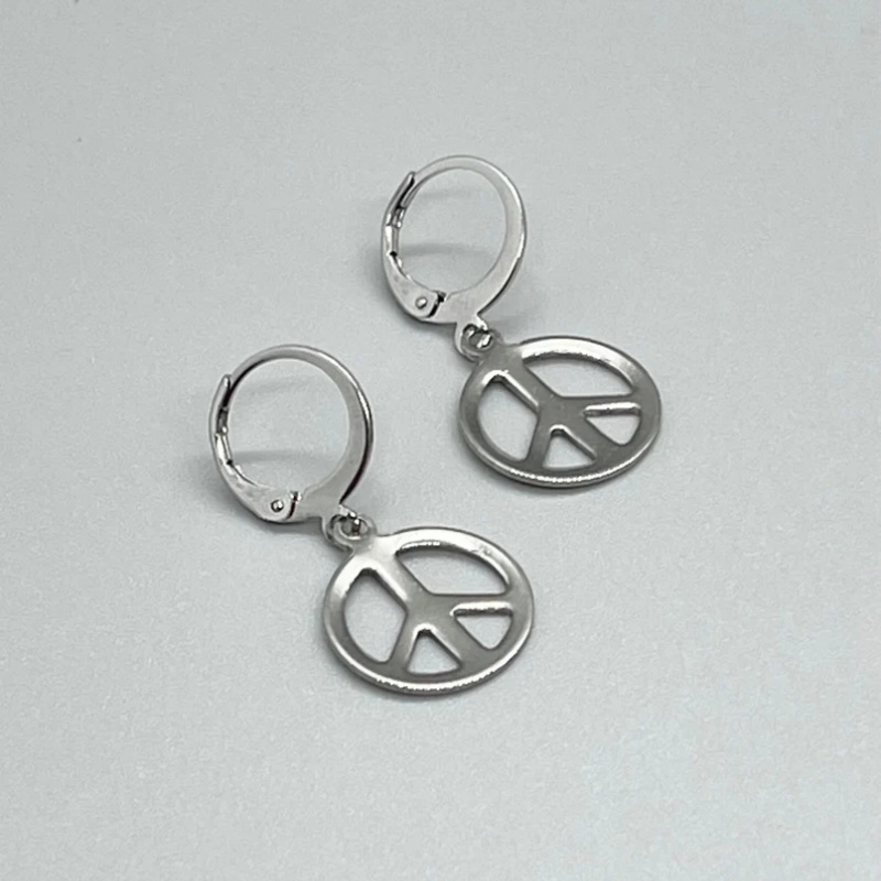 Stainless Steel PEACE SIGN Lev - đánh giá và giá Go Ethnic Fashion