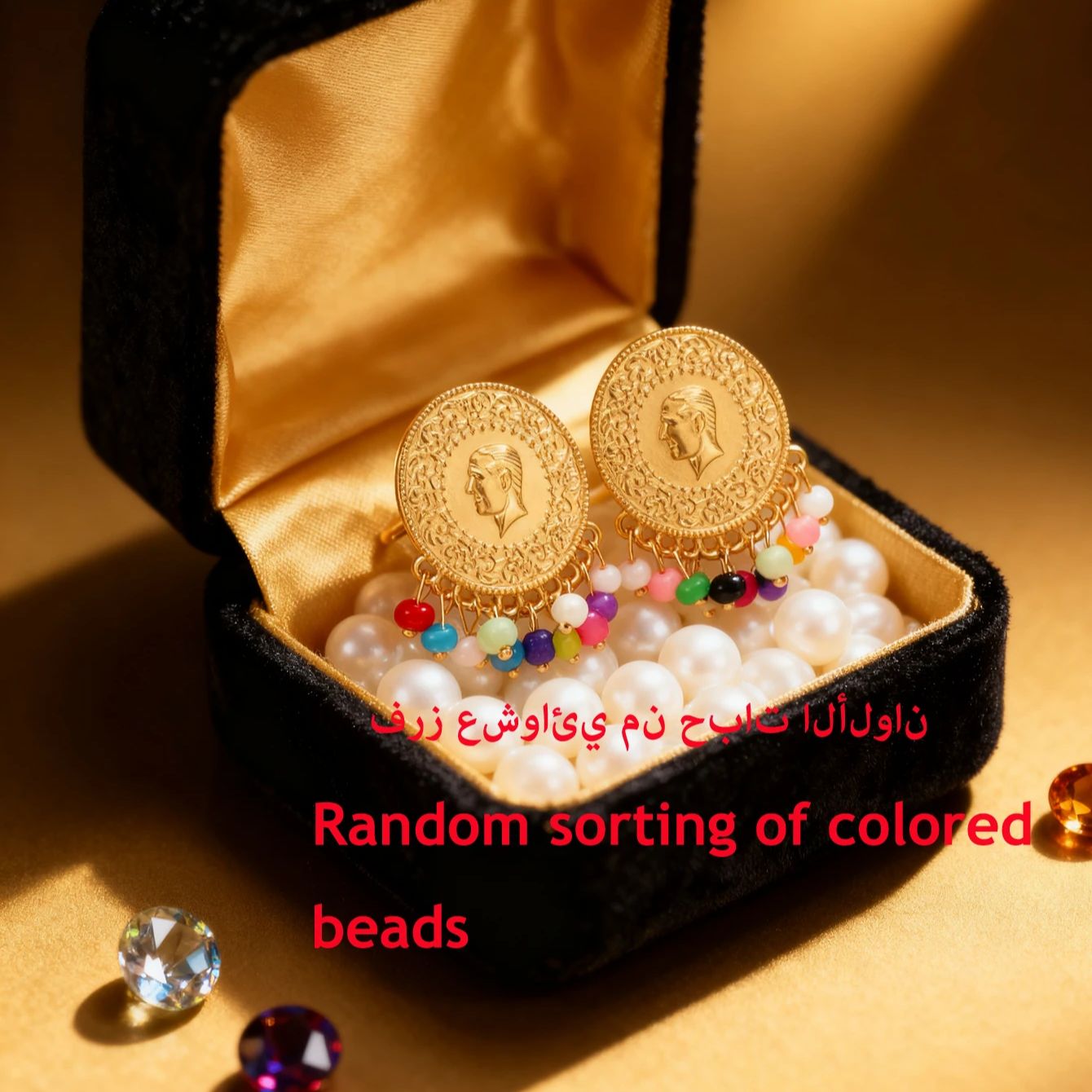 Turkish coin earring gold plat - đánh giá và giá Ethnic Fashion Co In