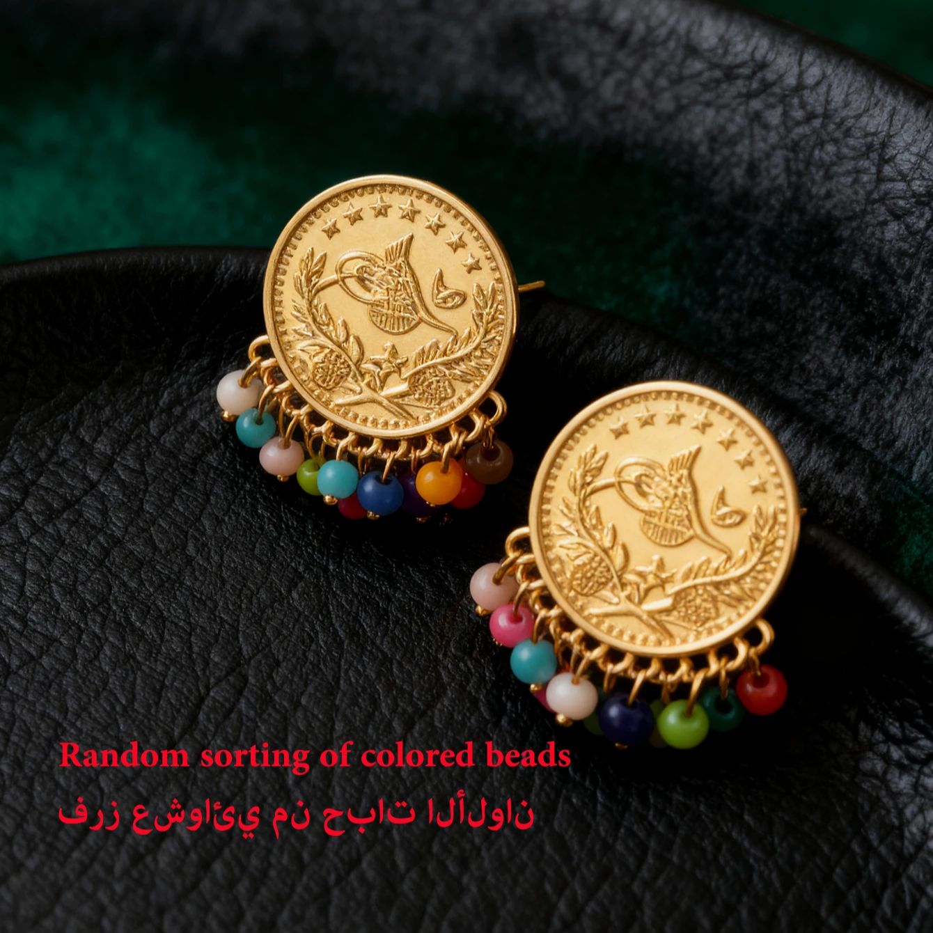 Turkish coin earring gold plat - đánh giá và giá Ethnic Fashion Co In