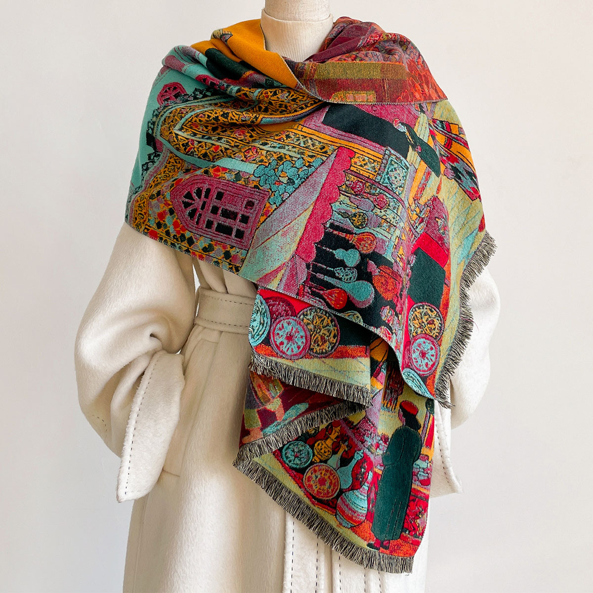 Autumn Winter Women Imitation  - đánh giá và giá Go Ethnic Fashion