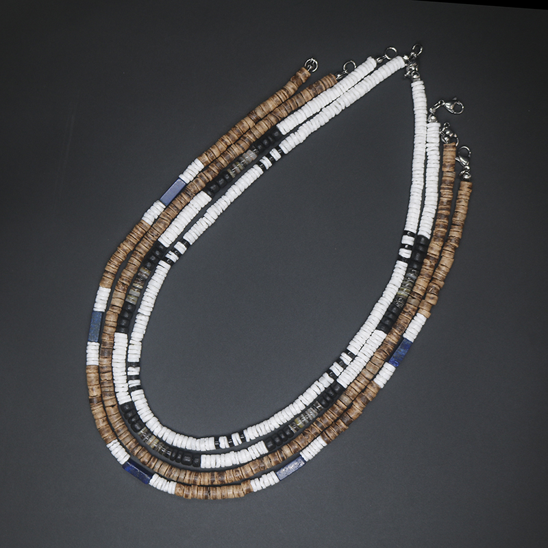 2023 Tribal Coconut Beads Neck - đánh giá và giá Ethnic Fashion Co In
