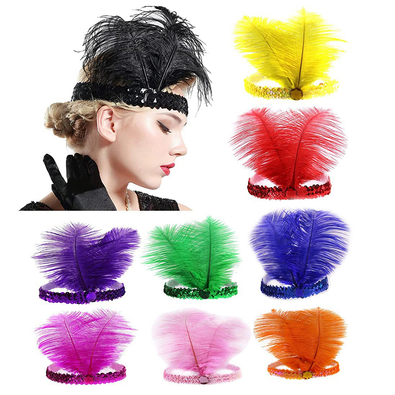 Sequins Feather Crystal Headba - đánh giá và giá Ethnic Fashion India
