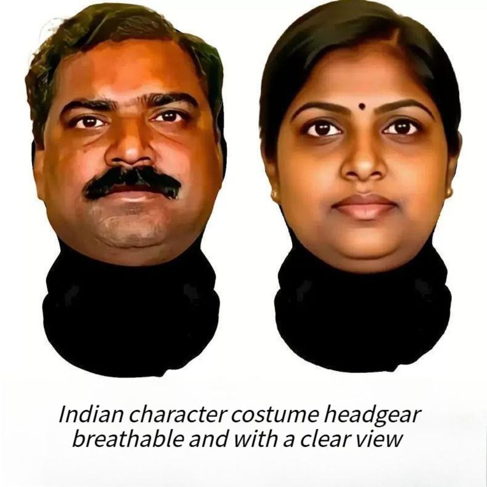 Funny Indian-style Mask Spoof  - đánh giá và giá Ethnic Fashion India
