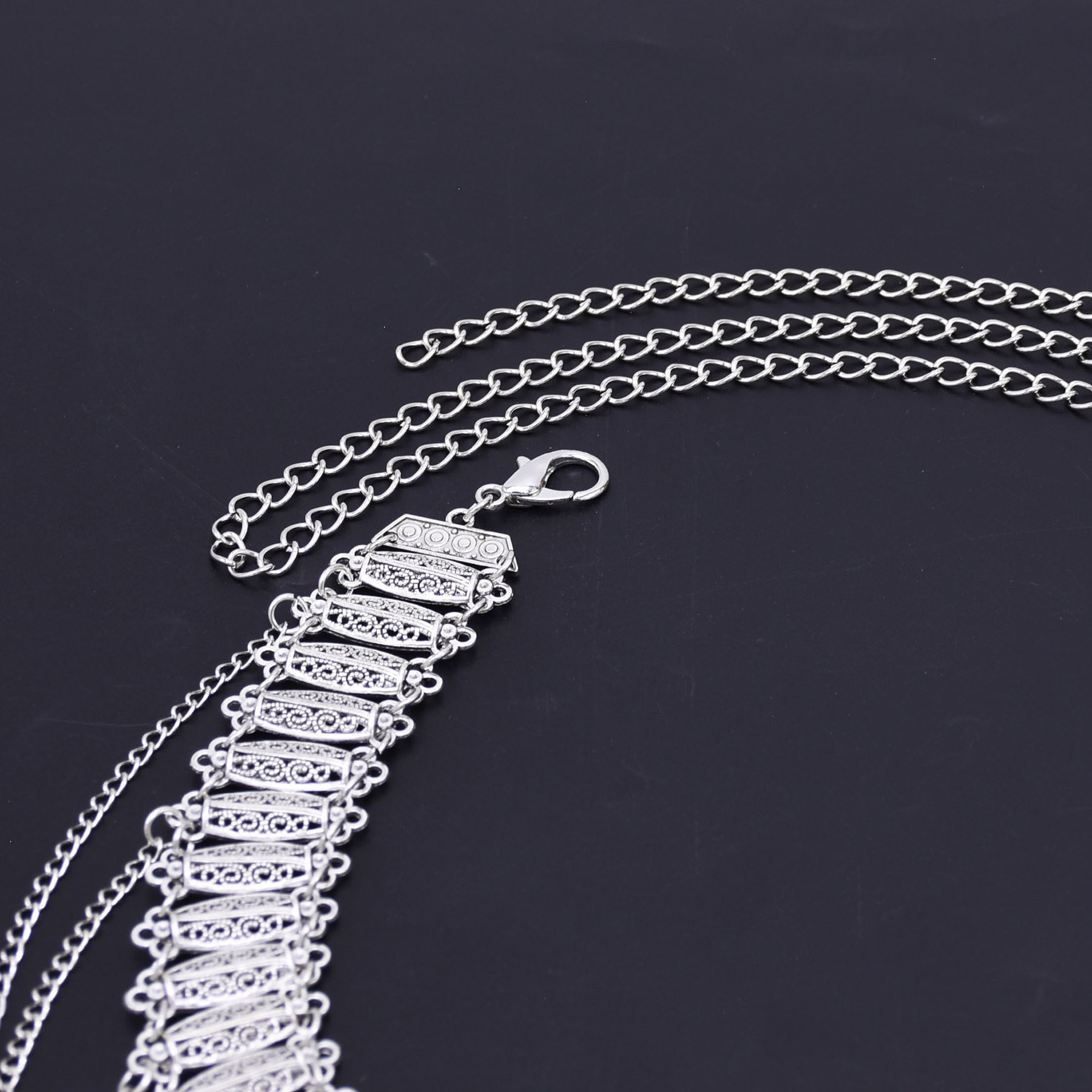 Niche Retro Design Silver Carv - đánh giá và giá Ethnic Fashion Co In