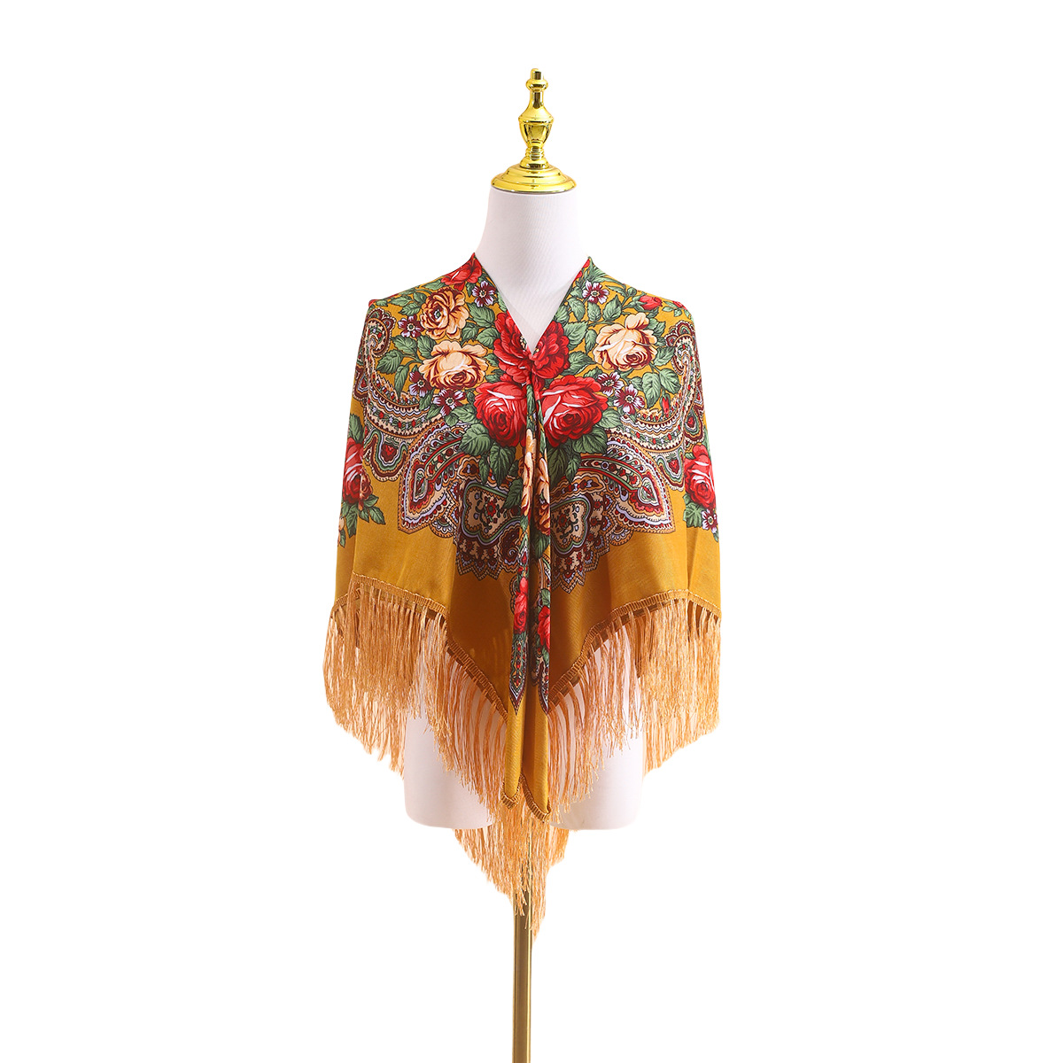 110cm  Russian Ethnic Shawl fo - đánh giá và giá Go Ethnic Fashion